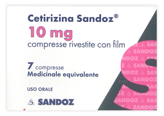 CETIRIZINA SAND*7CPR RIV 10MG - Farmacia Mastrangelo 