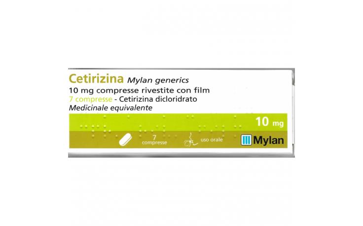 CETIRIZINA MY*7CPR RIV 10MG - Farmacia Mastrangelo 