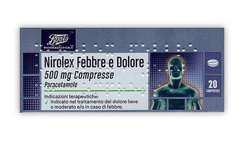 NIROLEX FEBBRE DOL*20CPR 500MG - Farmacia Mastrangelo 