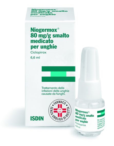 NIOGERMOX*SMALTO UNGHIE 6,6ML - Farmacia Mastrangelo 
