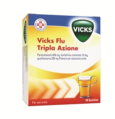 VICKS FLU TRIPLA A*OS 10BUST - Farmacia Mastrangelo 