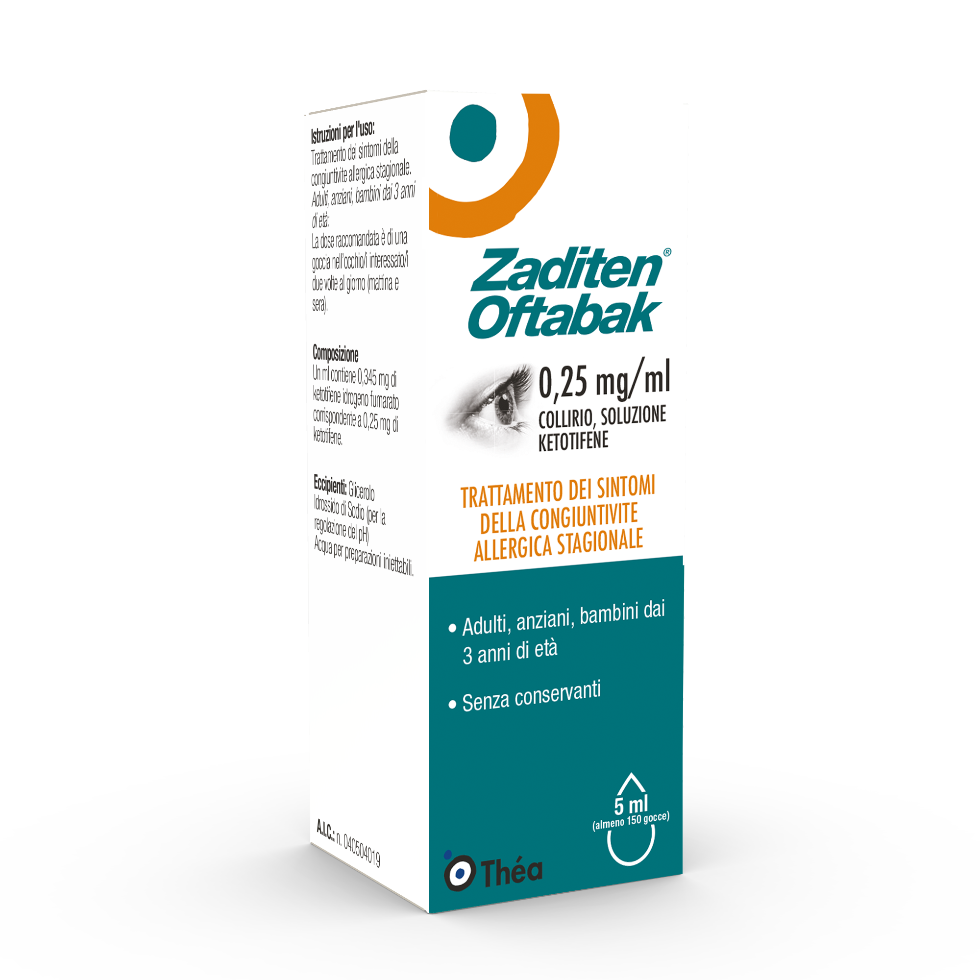 ZADITEN OFTABAK*COLLIRIO FL5ML - Farmacia Mastrangelo 