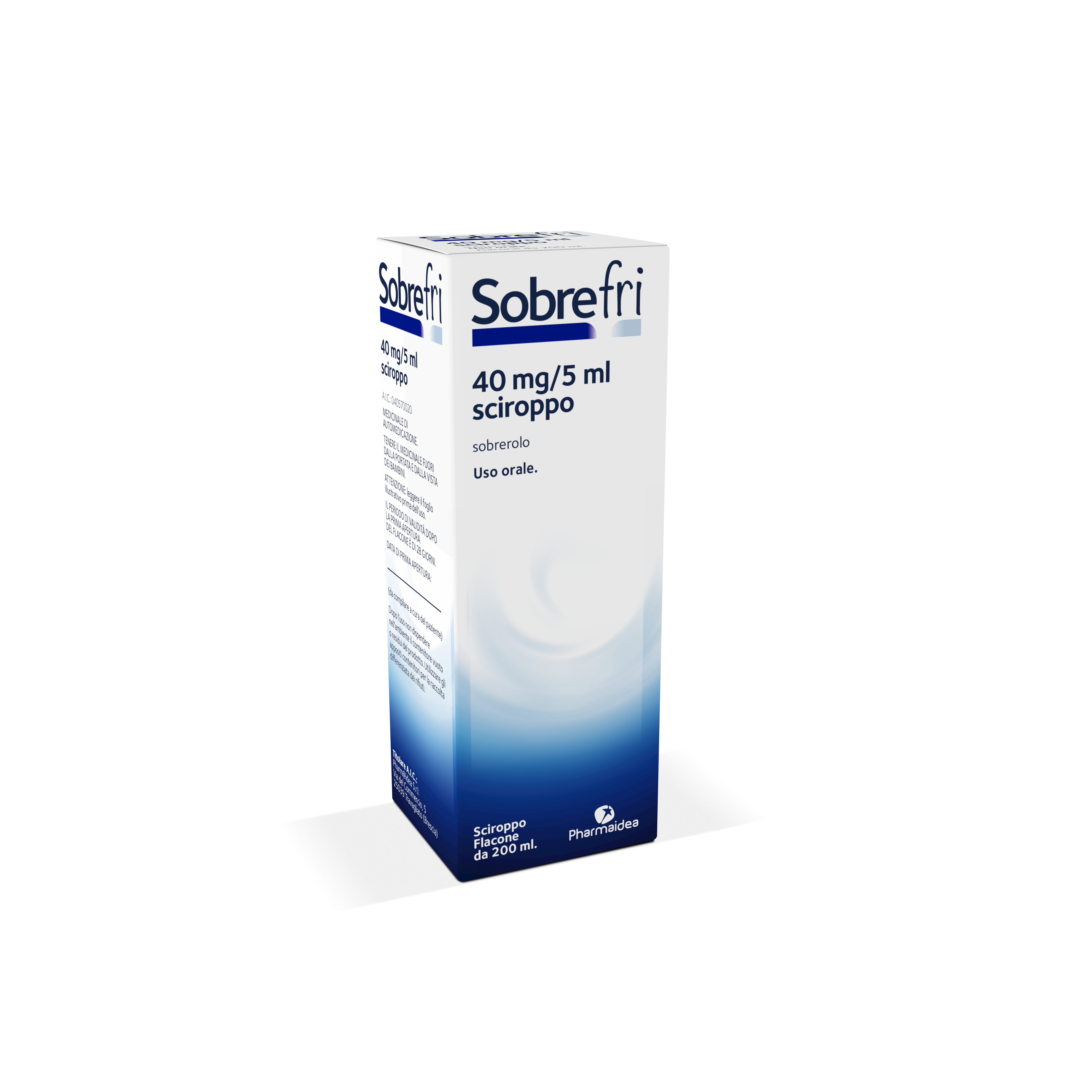 SOBREFRI*SCIR FL200ML 40MG/5ML - Farmacia Mastrangelo 