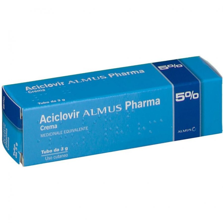 ACICLOVIR ALM*CREMA 3G 5% - Farmacia Mastrangelo 
