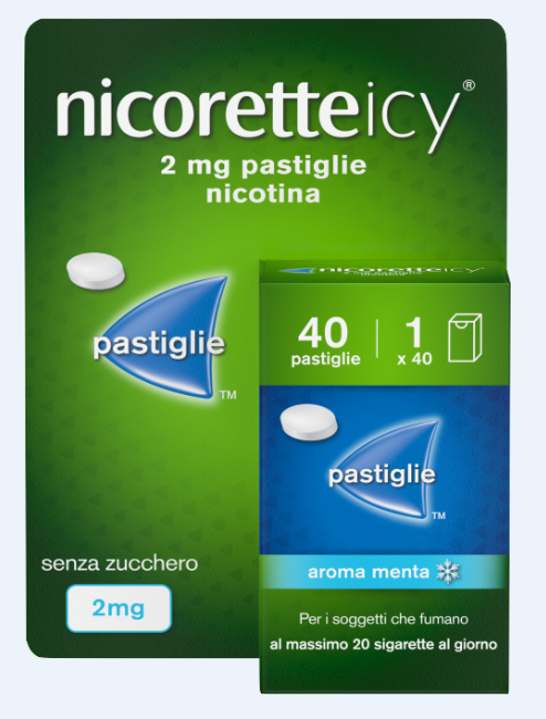 NICORETTEICY*40PAST 2MG - Farmacia Mastrangelo 