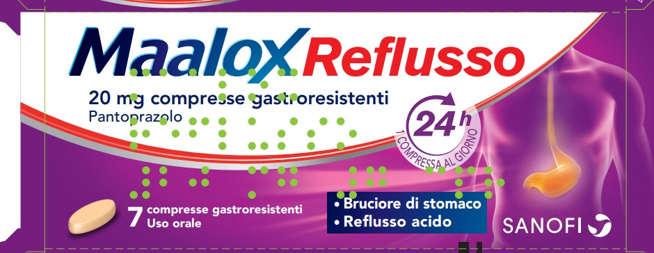 MAALOX REFLUSSO*7CPR 20MG - Farmacia Mastrangelo 