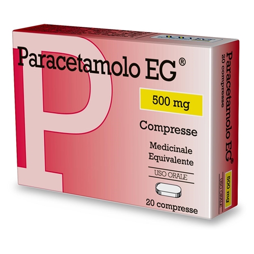 PARACETAMOLO EG*20CPR 500MG - Farmacia Mastrangelo 