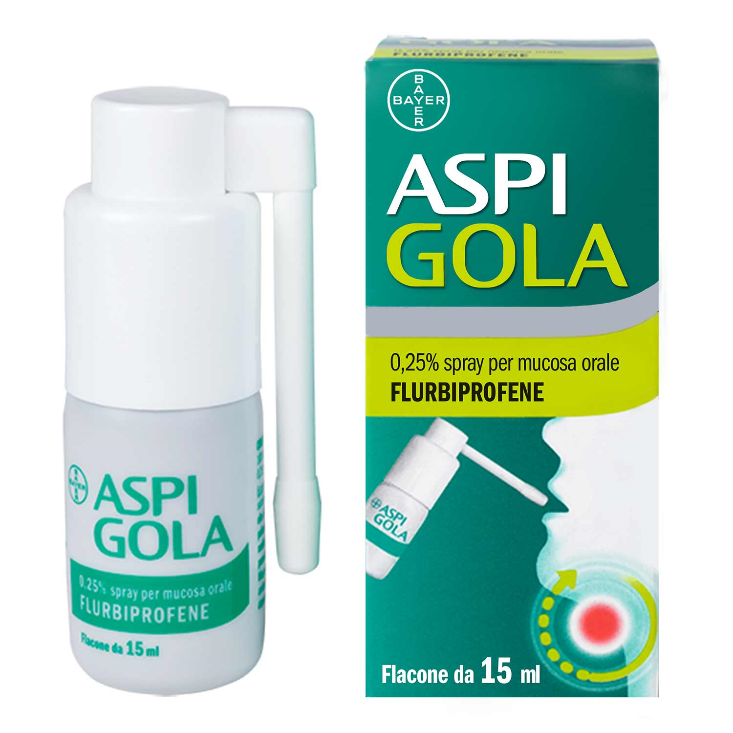 ASPI GOLA*OS SPRAY 15ML 0,25% - Farmacia Mastrangelo 