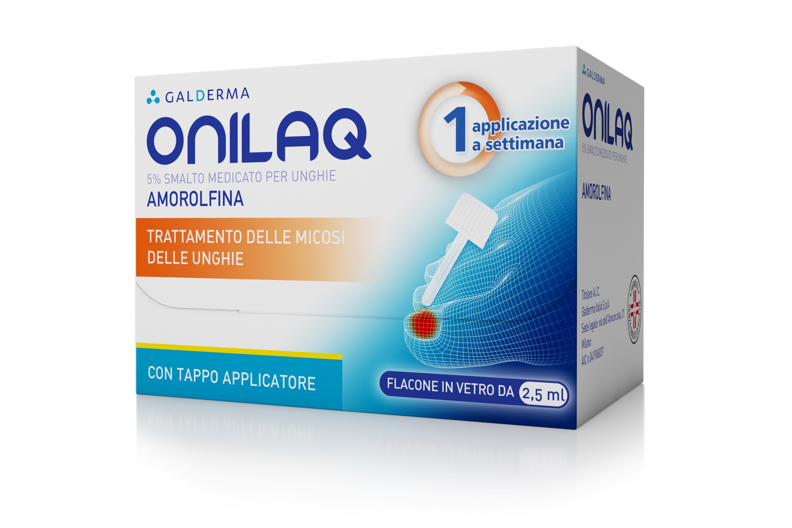 ONILAQ*SMALTO UNGHIE 2,5ML+TAP - Farmacia Mastrangelo 