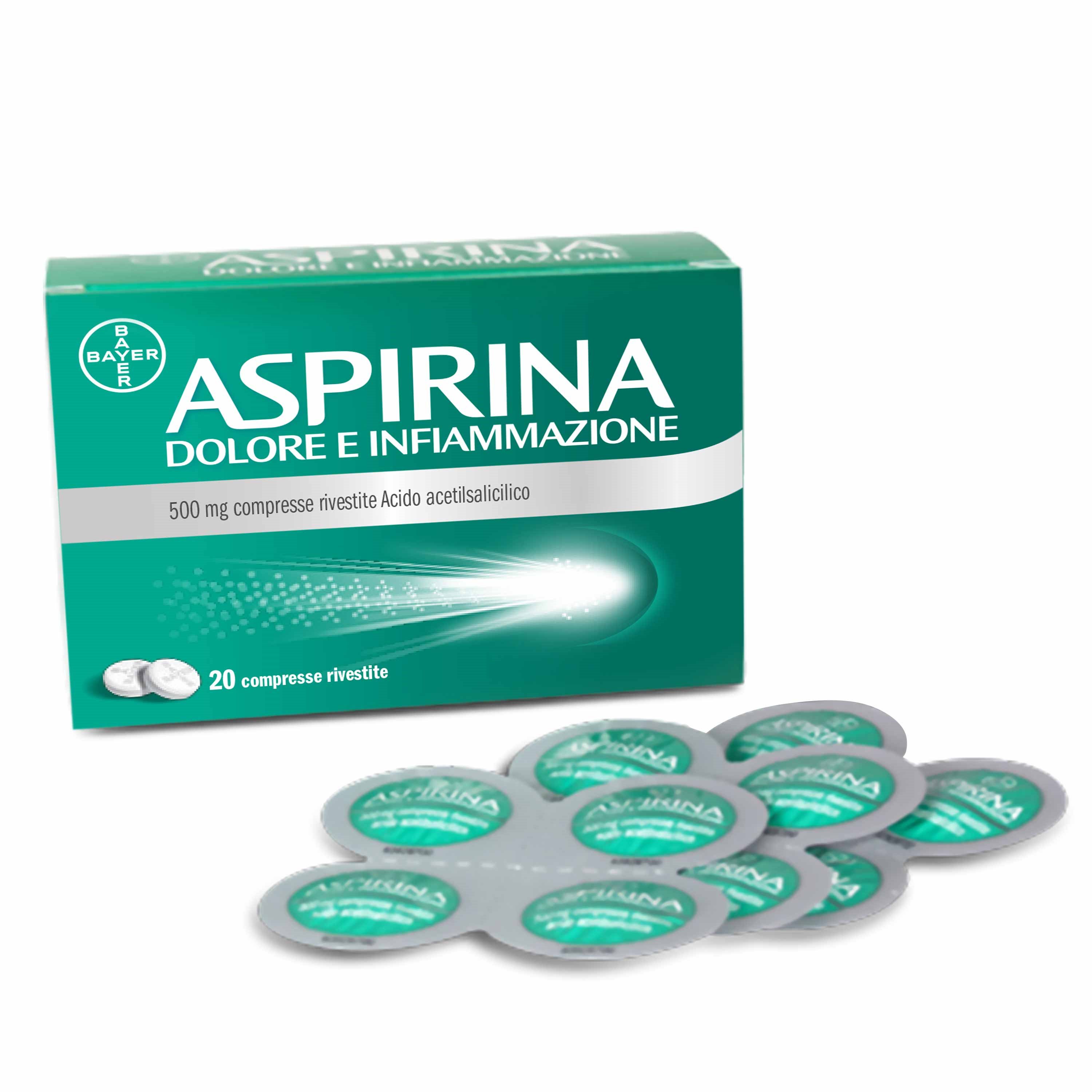 ASPIRINA DOLORE INF*20CPR500MG - Farmacia Mastrangelo 