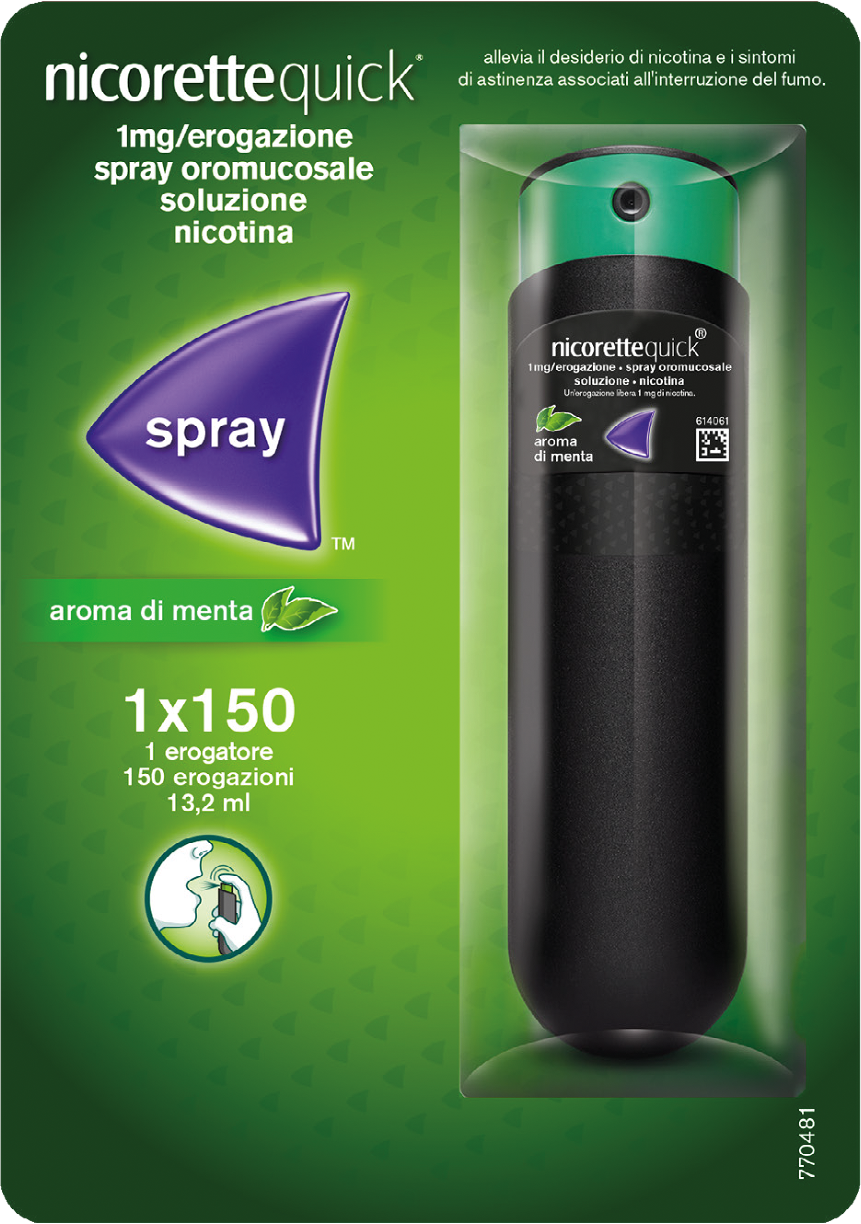NICORETTEQUICK*SPRAY 1FL 150D - Farmacia Mastrangelo 