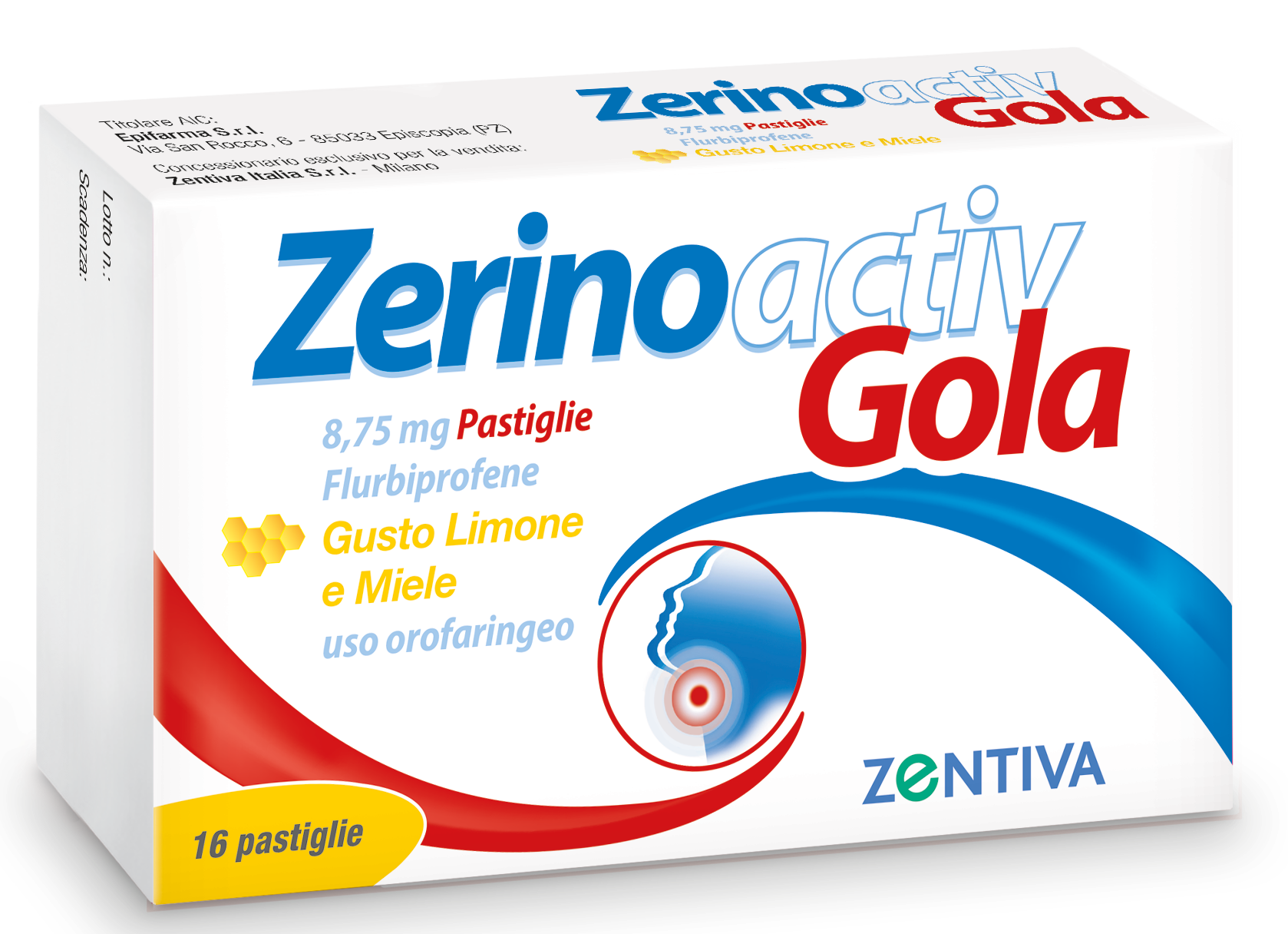ZERINOACTIV GOLA*16PASTL LIM M - Farmacia Mastrangelo 