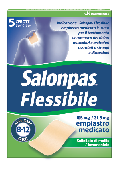 SALONPAS FLESSIBILE*5CER7x10CM - Farmacia Mastrangelo 