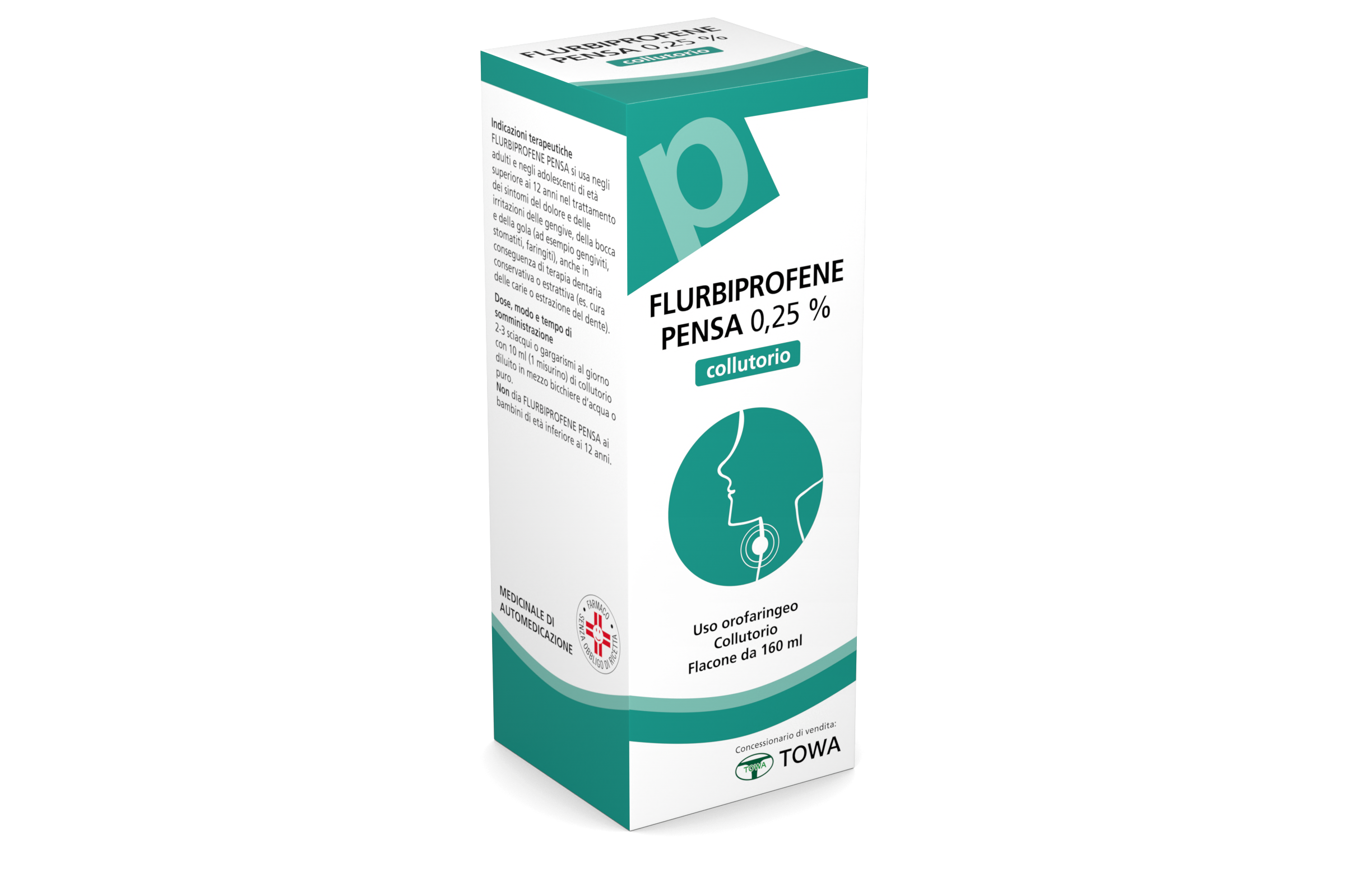 FLURBIPROFENE PE*COLLUT 160ML - Farmacia Mastrangelo 