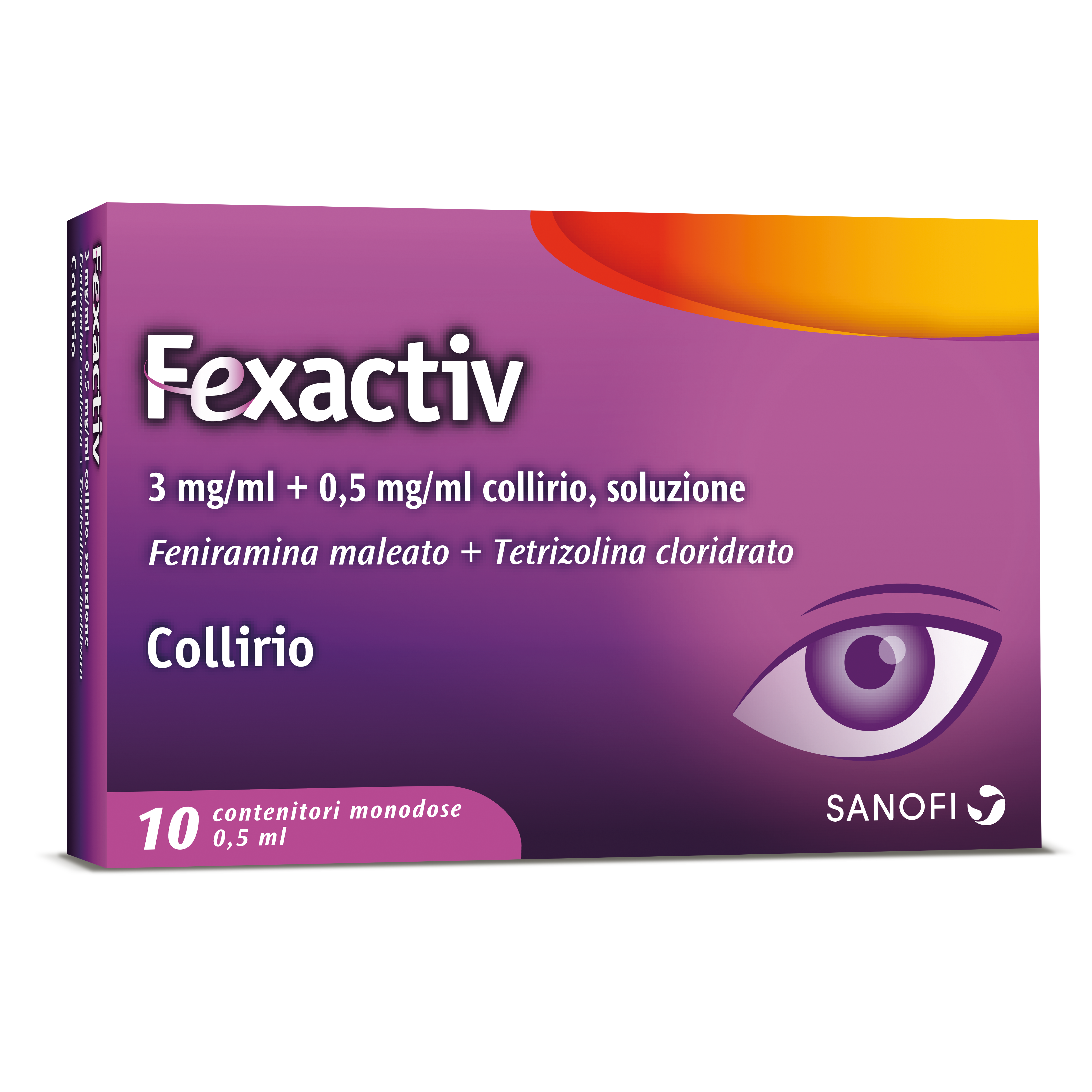 FEXACTIV*COLL 10FL 0,5ML - Farmacia Mastrangelo 