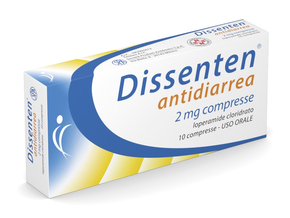 DISSENTEN ANTIDIARREA*10CPR2MG - Farmacia Mastrangelo 