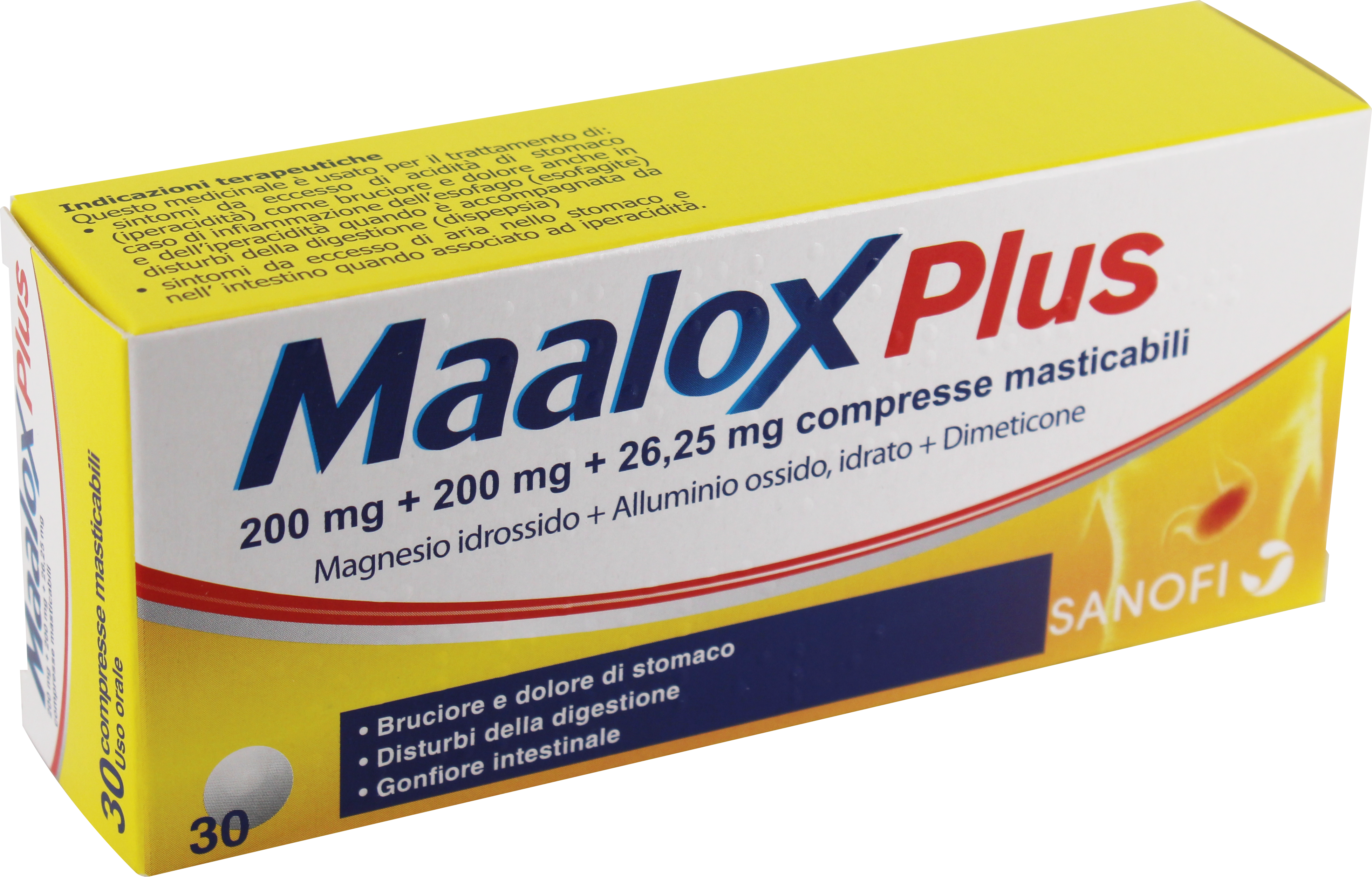 MAALOX PLUS*30CPR MAST - Farmacia Mastrangelo 