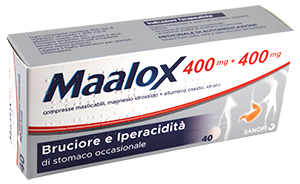 MAALOX*40CPR MAST 400MG+400MG - Farmacia Mastrangelo 