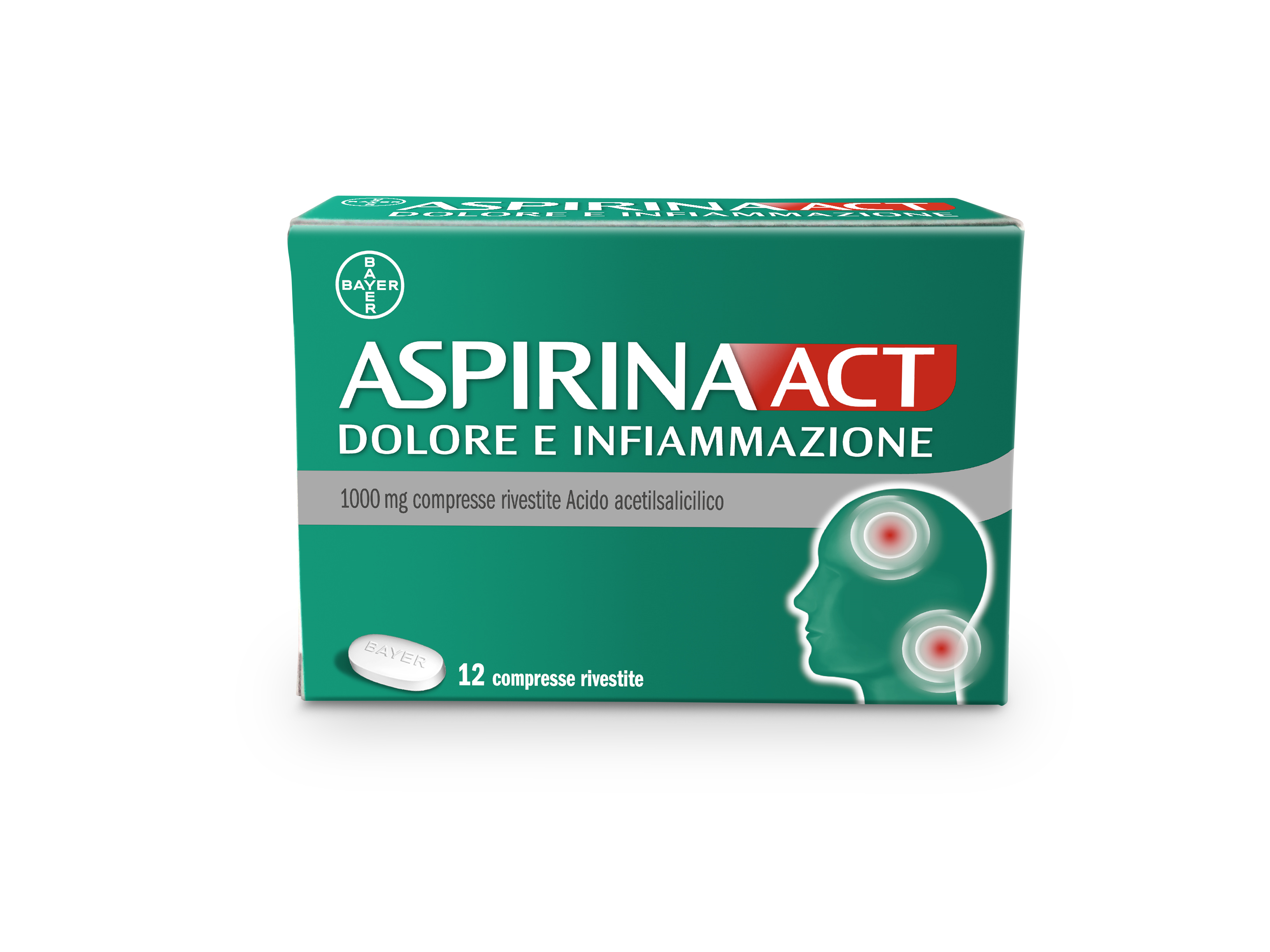 ASPIRINAACT DOL INF*12CPR 1G - Farmacia Mastrangelo 
