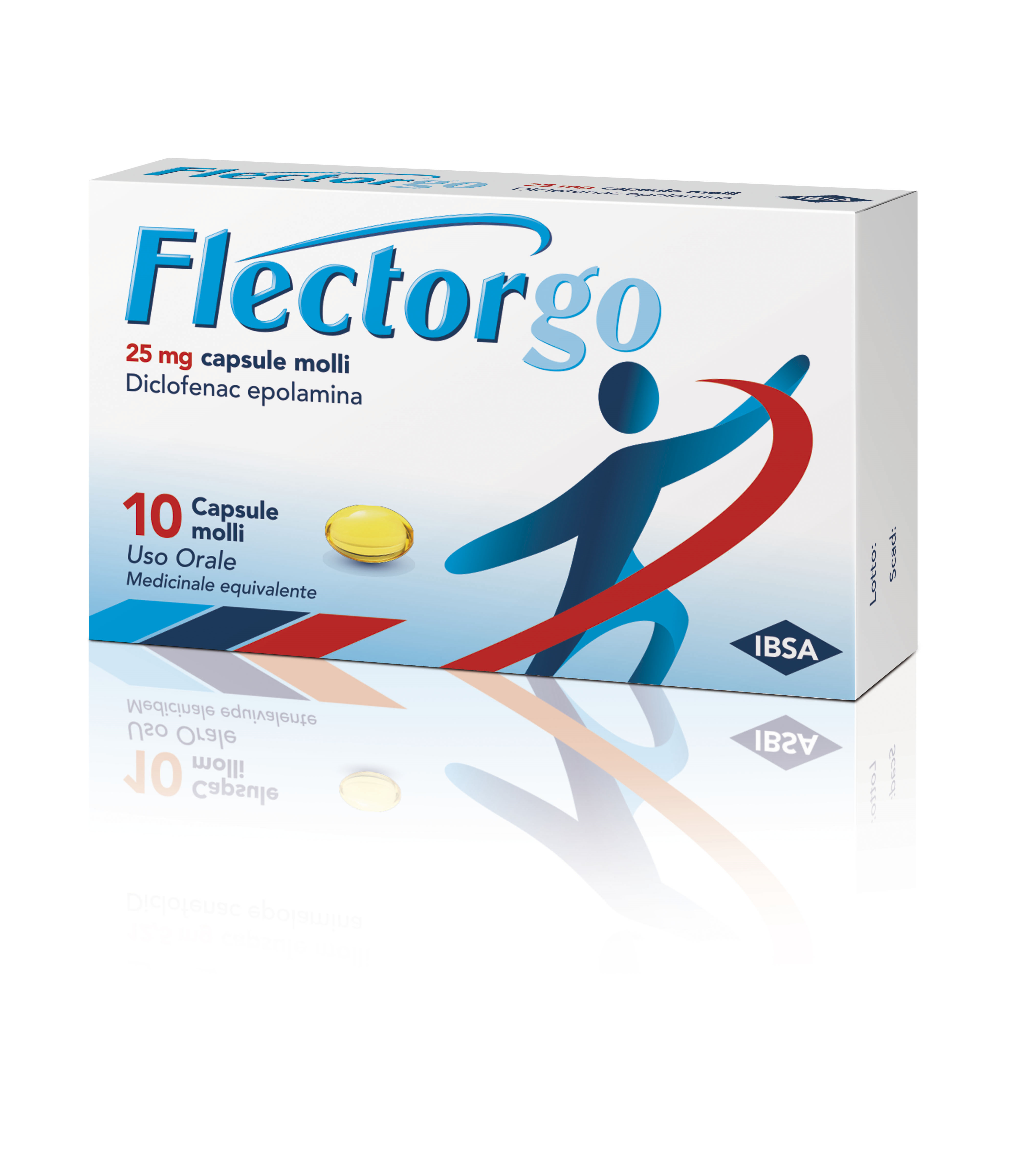 FLECTORGO*10CPS MOLLI 25MG - Farmacia Mastrangelo 