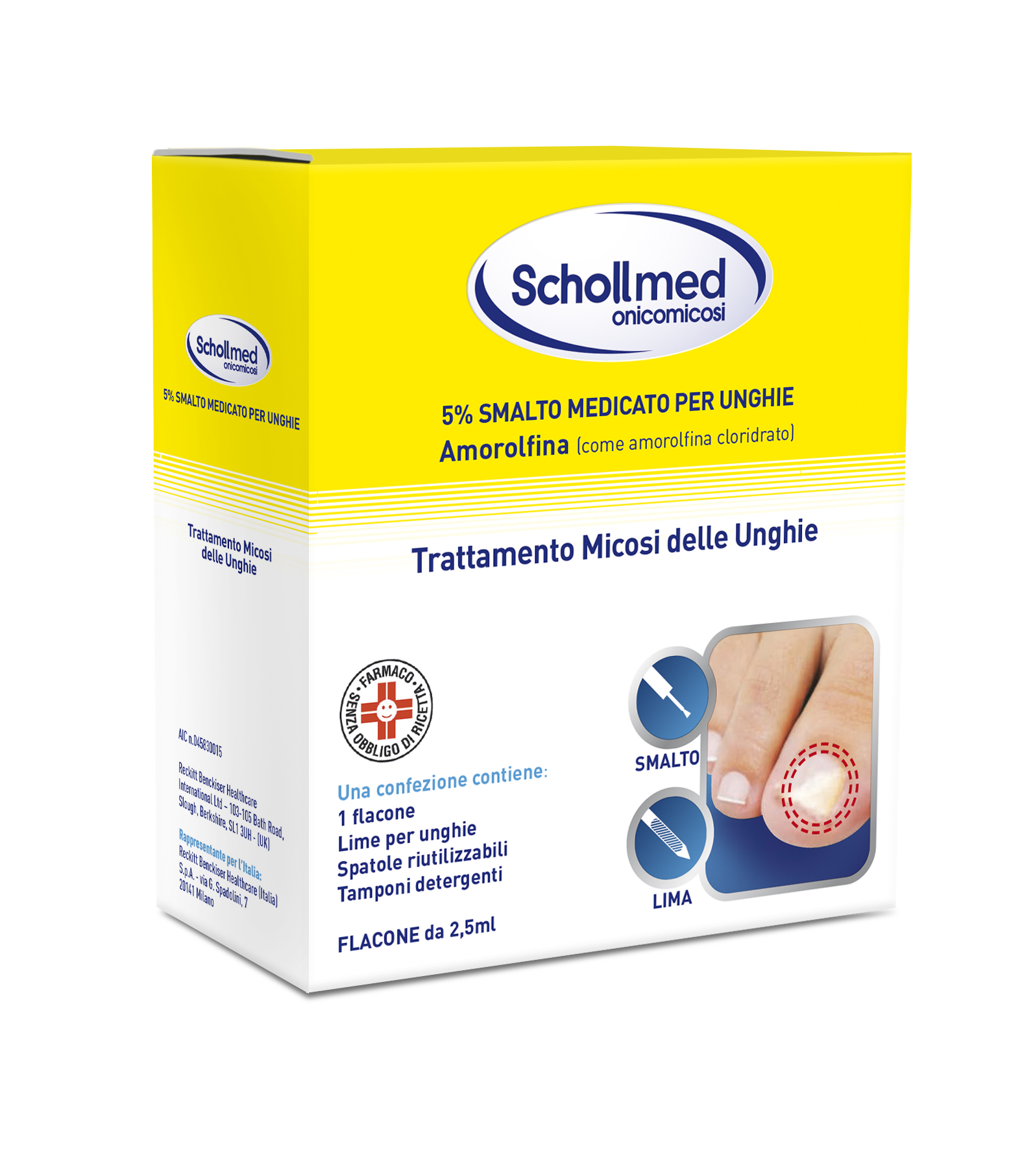 SCHOLLMED ONICOMICOSI*2,5ML 5% - Farmacia Mastrangelo 