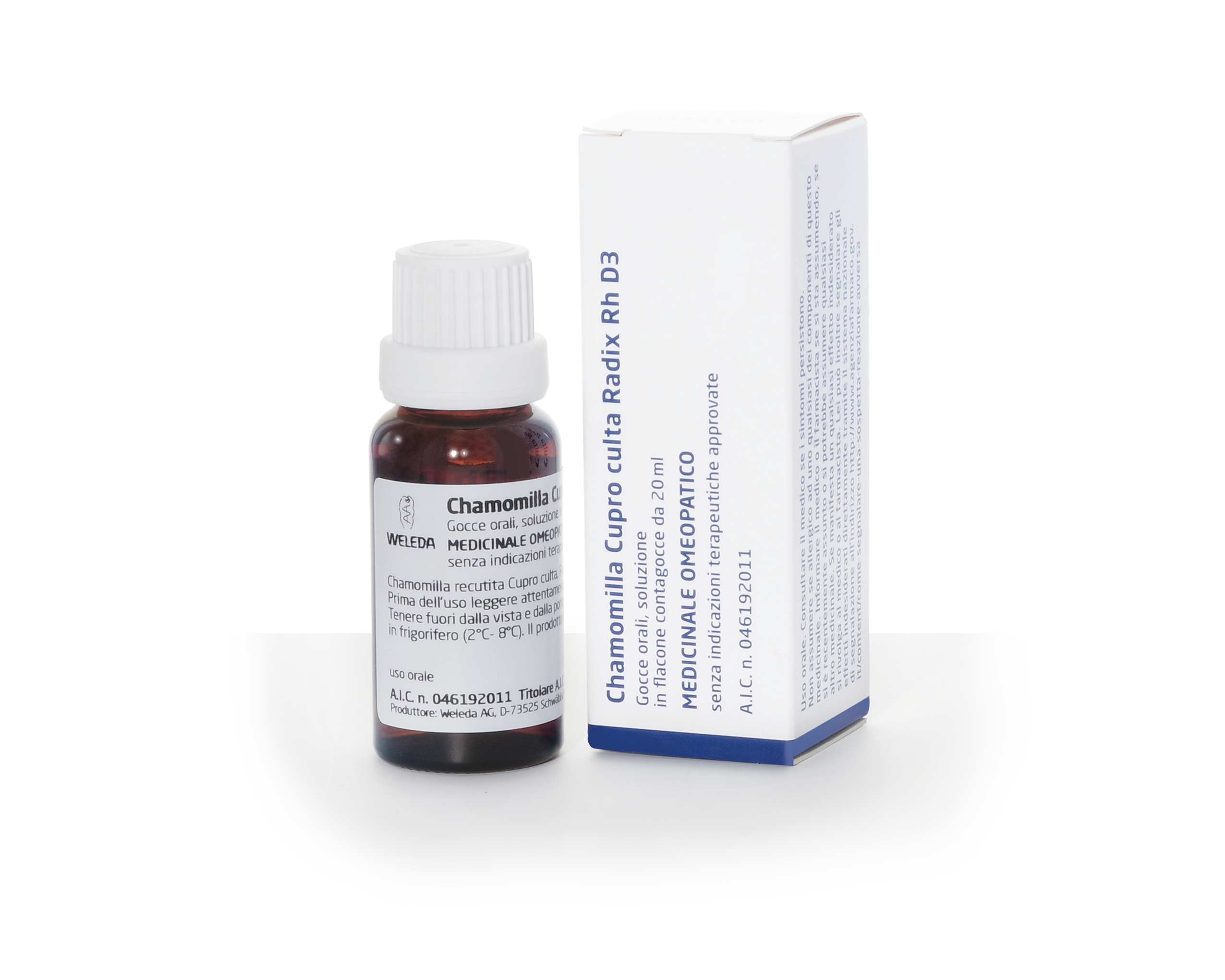 CHAMOMILLA CUPR*3DH 20ML OS - Farmacia Mastrangelo 