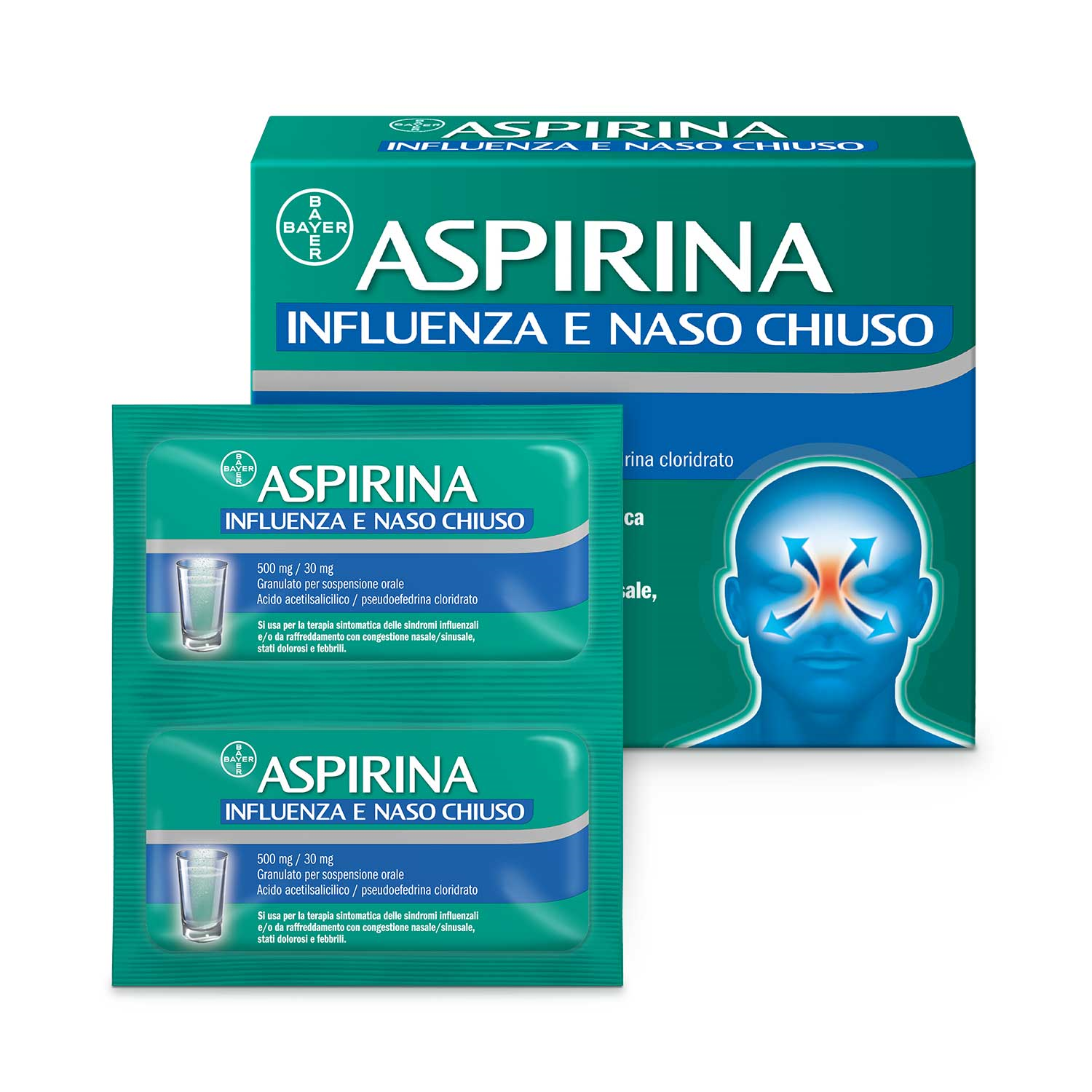 ASPIRINA INFLUENZA E NASO C*10 - Farmacia Mastrangelo 
