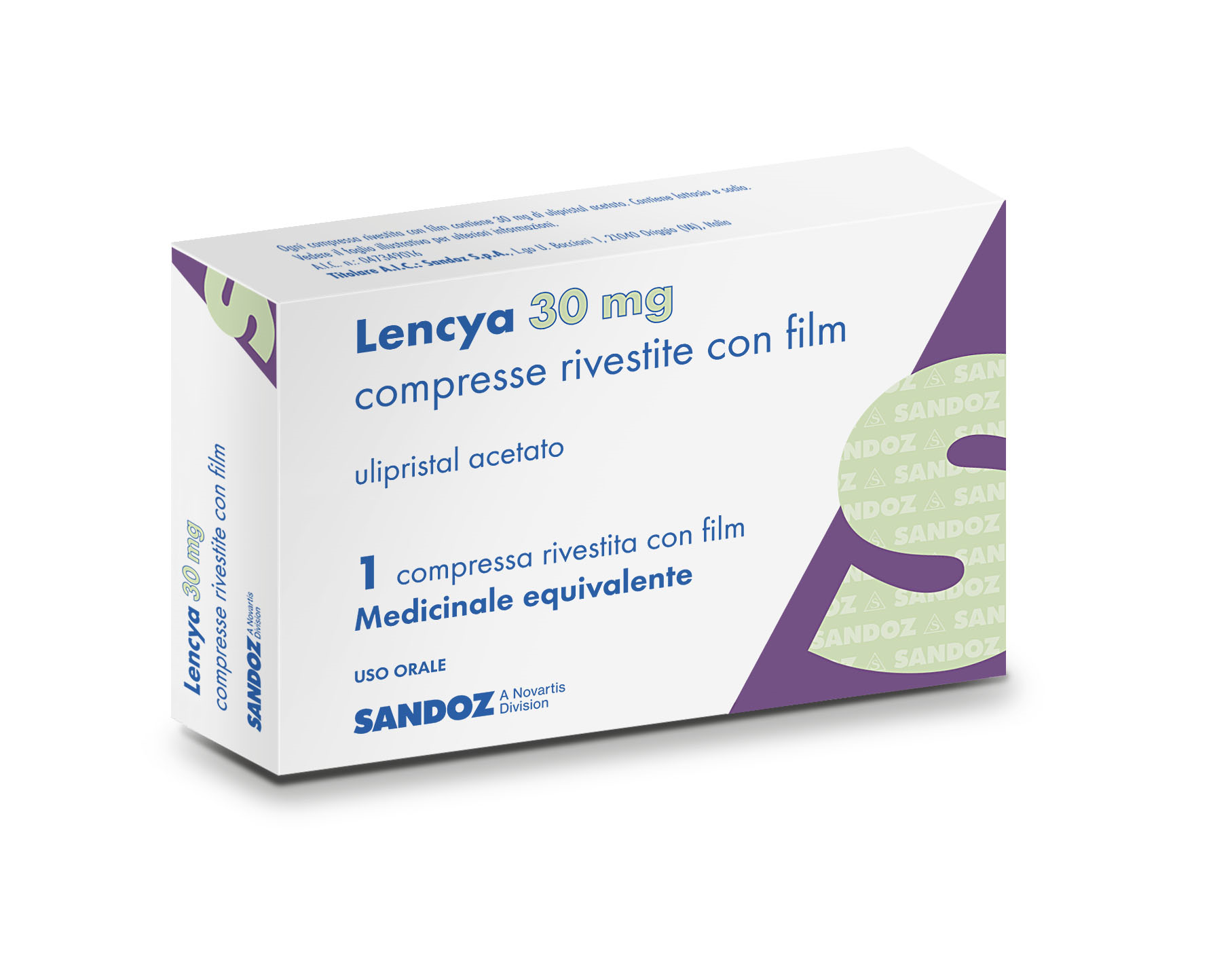 LENCYA*1CPR RIV 30MG - Farmacia Mastrangelo 