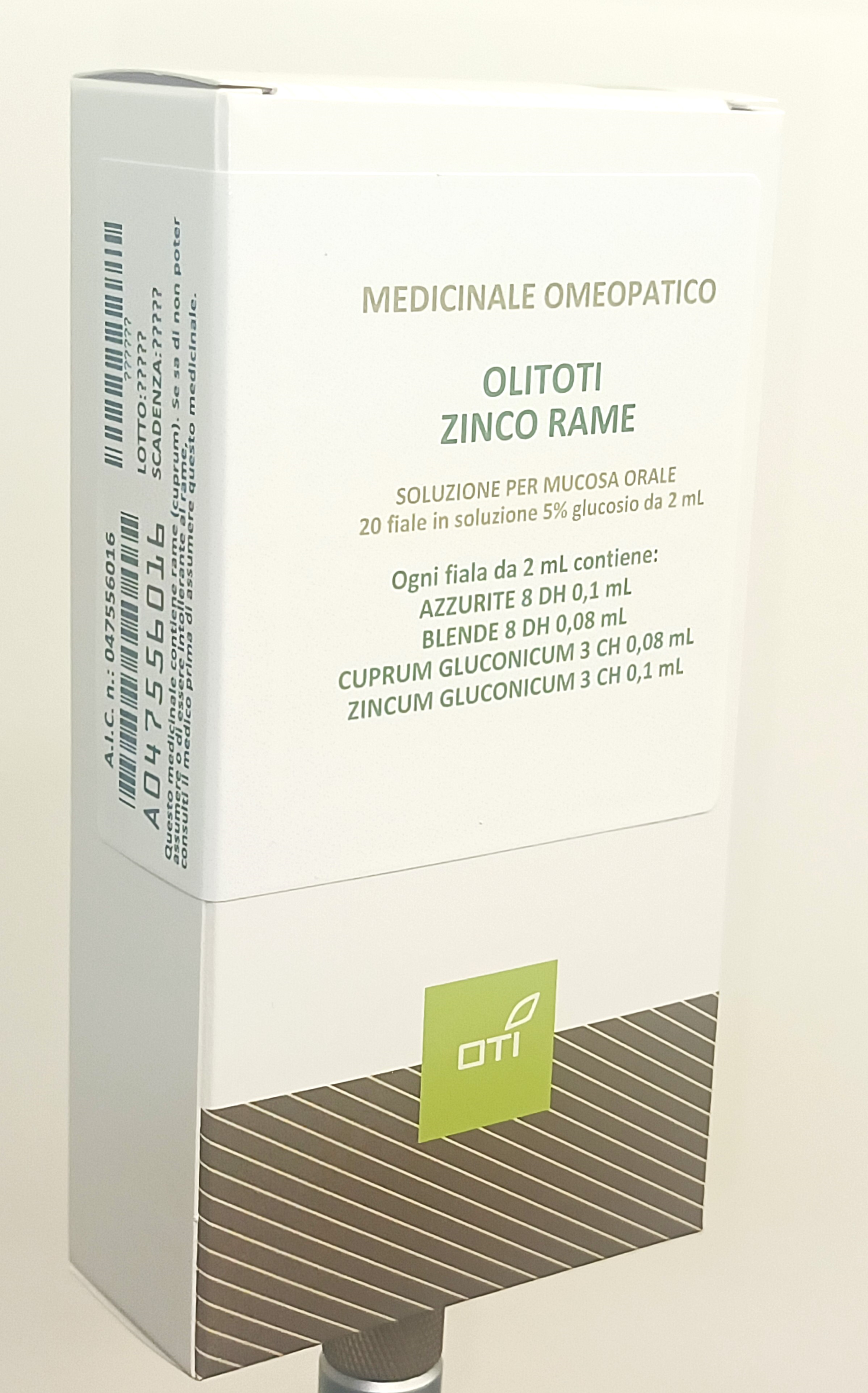 OLITOTI ZINCO RAME*OS 20F 2ML - Farmacia Mastrangelo 