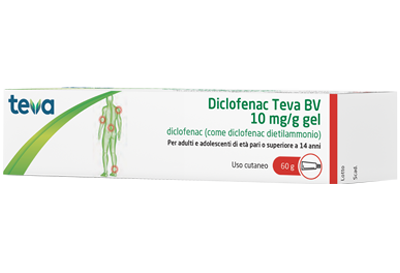 DICLOFENAC TEVA*GEL 60G 10MG/G - Farmacia Mastrangelo 