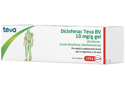 DICLOFENAC TEVA*GEL120G 10MG/G - Farmacia Mastrangelo 