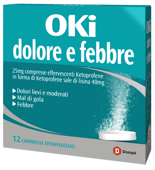 OKI DOLORE E FEBBRE*12CPR EFF - Farmacia Mastrangelo 