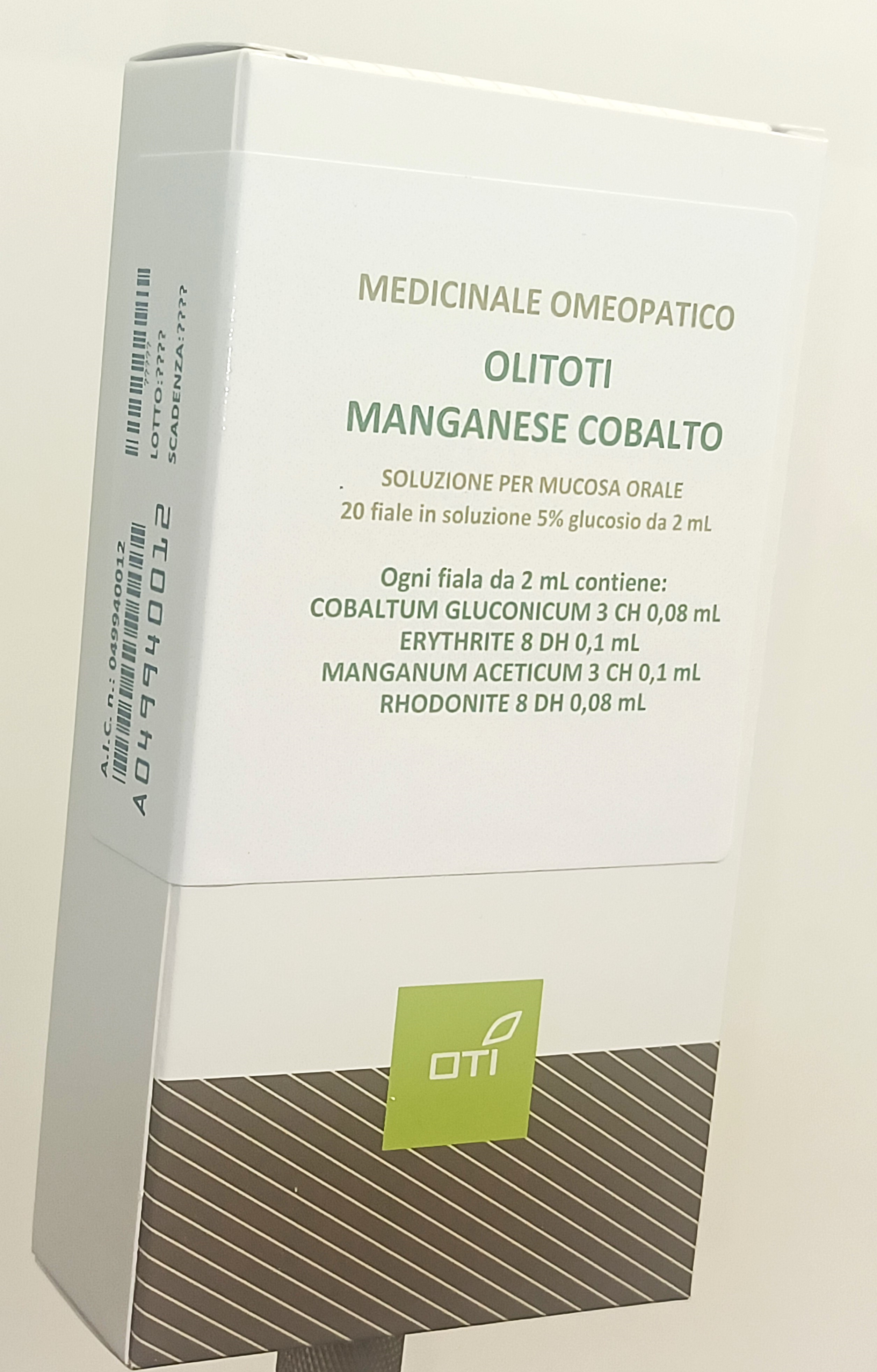OLITOTI MANGANESE COBAL*OS 20F - Farmacia Mastrangelo 