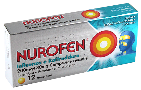 NUROFEN INFLUENZA RAFFR*12CPR - Farmacia Mastrangelo 
