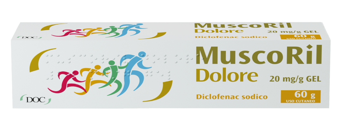 MUSCORIL DOLORE*GEL 60G 20MG/G - Farmacia Mastrangelo 