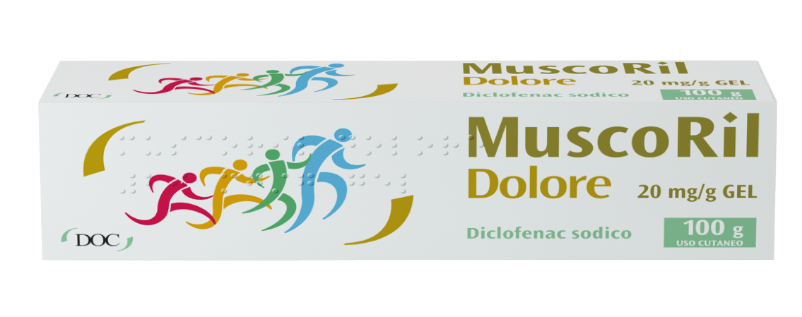 MUSCORIL DOLORE*GEL100G 20MG/G - Farmacia Mastrangelo 
