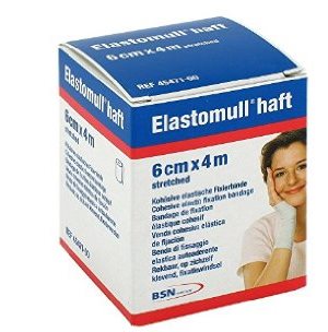 BENDA ELASTICA AUTOADESIVA ELASTOMULL HAFT COMPRESSIONE FORTE 6X400 CM - Farmacia Mastrangelo 