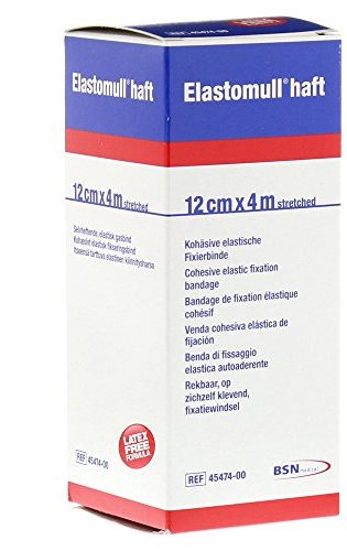 BENDA ELASTICA AUTOADESIVA ELASTOMULL HAFT COMPRESSIONE FORTE 12X400 CM - Farmacia Mastrangelo 