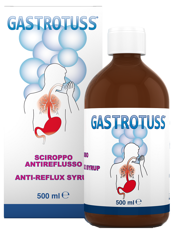 SCIROPPO ANTIREFLUSSO GASTROTUSS 500 ML - Farmacia Mastrangelo 