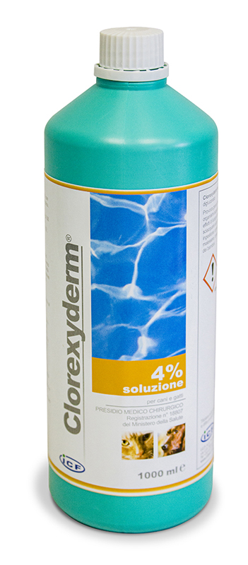 CLOREXYDERM SOLUZIONE 4% 1000 ML - Farmacia Mastrangelo 