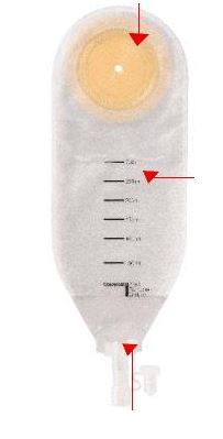SACCA PER DRENAGGIO DELLE FERITE STERILE COLOPLAST CAPACITA' MIDI 300ML 10 PEZZI ARTICOLO 2215 - Farmacia Mastrangelo 