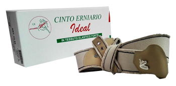 CINTO ERNIARIO IDEAL IN TESSUTO ELASTICO FORTE DESTRO GRIGIO FRANGIATO 105CM - Farmacia Mastrangelo 