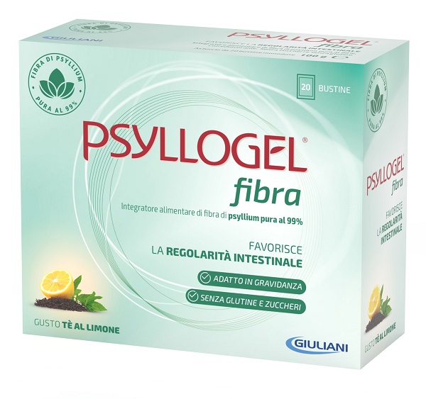PSYLLOGEL FIBRA TE LIMONE 20 BUSTINE - Farmacia Mastrangelo 