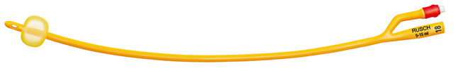 CATETERE FOLEY A MEDIA PERMANENZA  RUSCH GOLD PLUS A 2 VIE IN SILKOLATEX LATTICE-SILICONE PER ADULTO CH18 LUNGHEZZA 40 CM PUNTA CILINDRICA A 2 FORI PALLONCINO 30-50 ML 1 PEZZO - Farmacia Mastrangelo 
