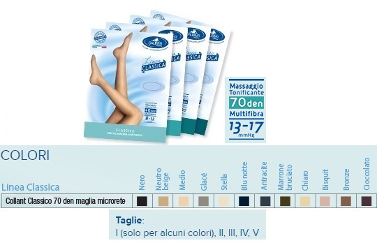 SAUBER COLLANT 70 DENARI MAGLIA MICRORETE GLACE' 2 LINEA CLASSICA - Farmacia Mastrangelo 