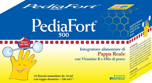 PEDIAFORT 500 10 FLACONI - Farmacia Mastrangelo 