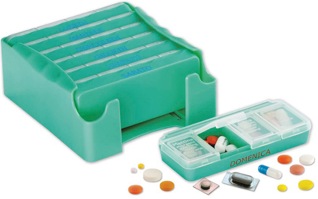 PILLOLIERA PILLOLBOX CONTENITORE 7GIORNI MADE IN ITALY - Farmacia Mastrangelo 