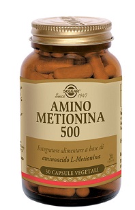 AMINO METIONINA 500 30 CAPSULE VEGETALI - Farmacia Mastrangelo 