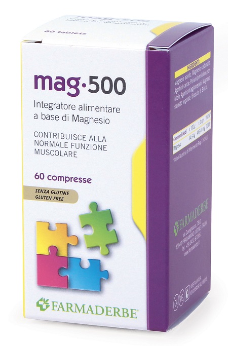 MAG 500 60 COMPRESSE - Farmacia Mastrangelo 