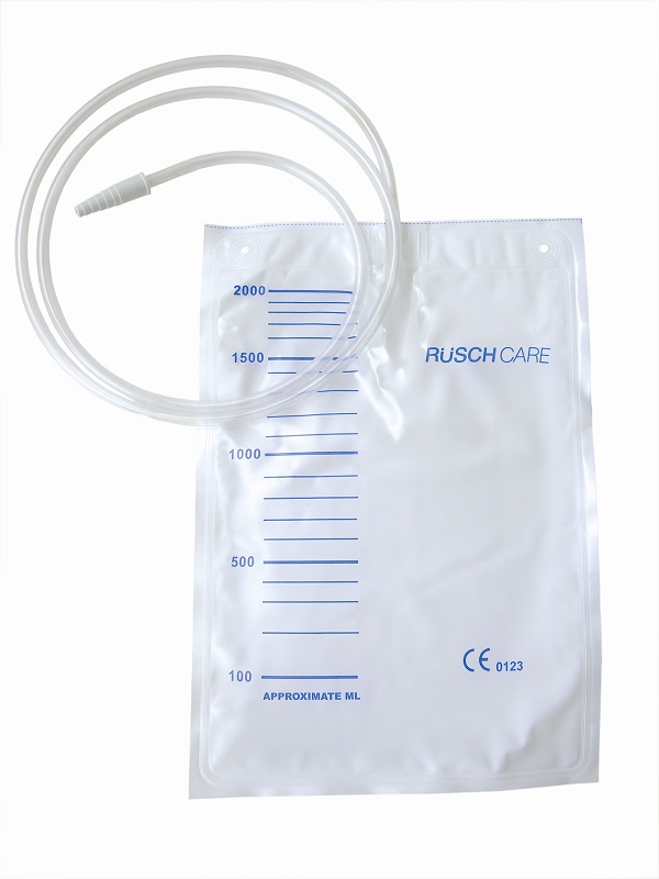 SACCA DI RACCOLTA URINA DA LETTO MONOUSO NON STERILE CAPACITA' 2000 ML CON TUBO DI RACCORDO LUNGHEZZA 130 CM DIAMETRO 5X7 MM VALVOLA DI NON RITORNO 1 GANCIO 30 PEZZI - Farmacia Mastrangelo 